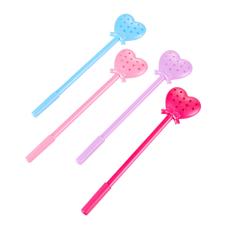 Wholesale Plastic Love Bow Gel Pen